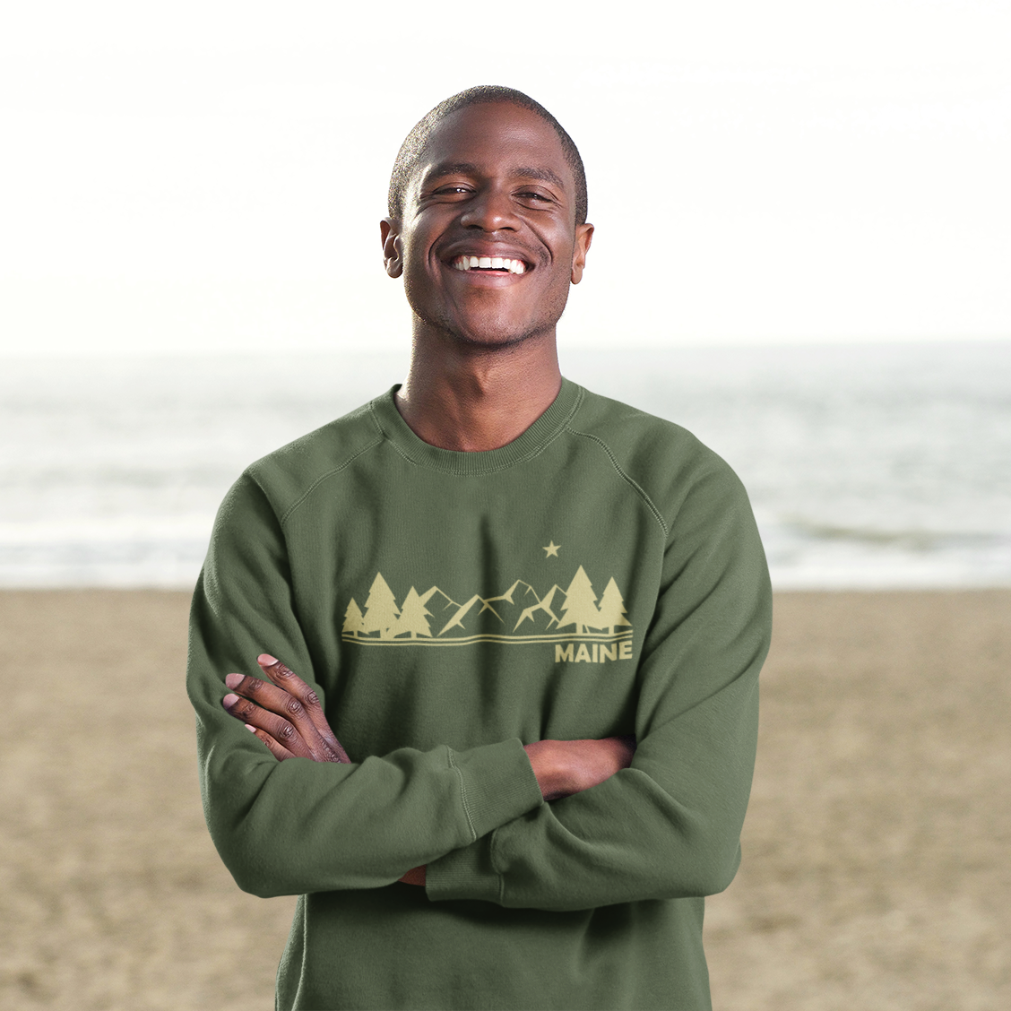 Maine Mountains - Crewneck sweatshirt