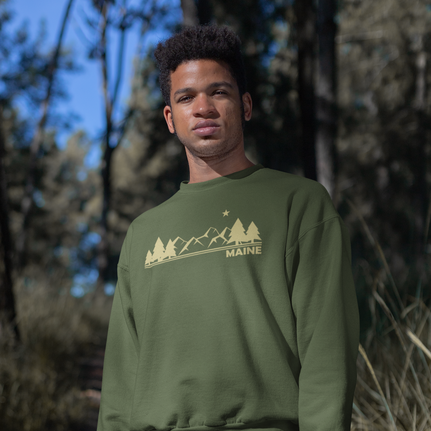 Maine Mountains - Crewneck sweatshirt