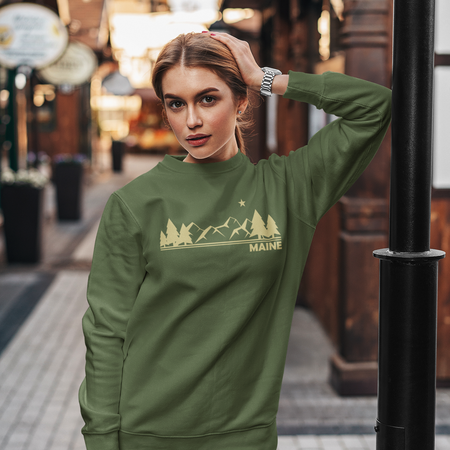 Maine Mountains - Crewneck sweatshirt