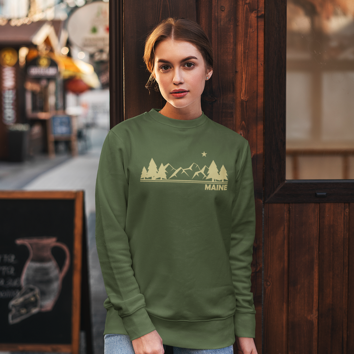Maine Mountains - Crewneck sweatshirt