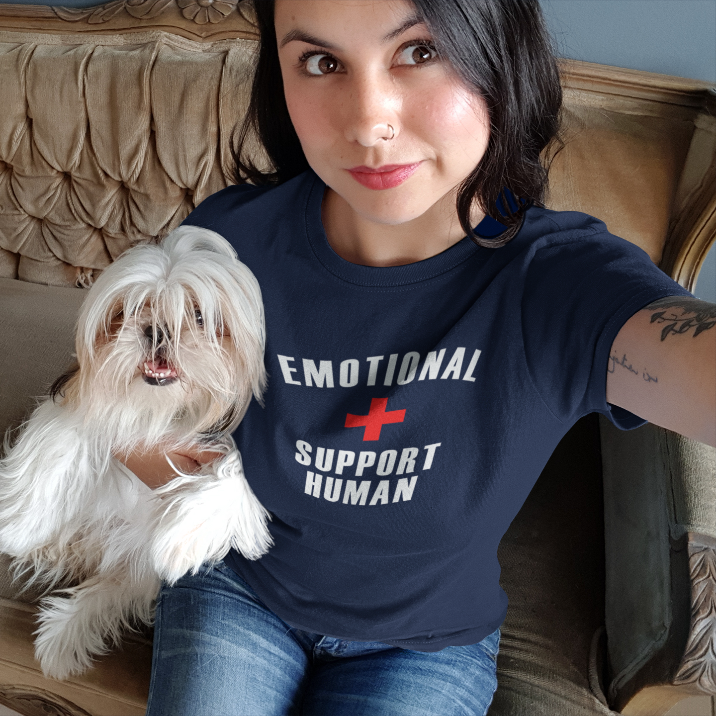 Emotional Support Human t-shirt