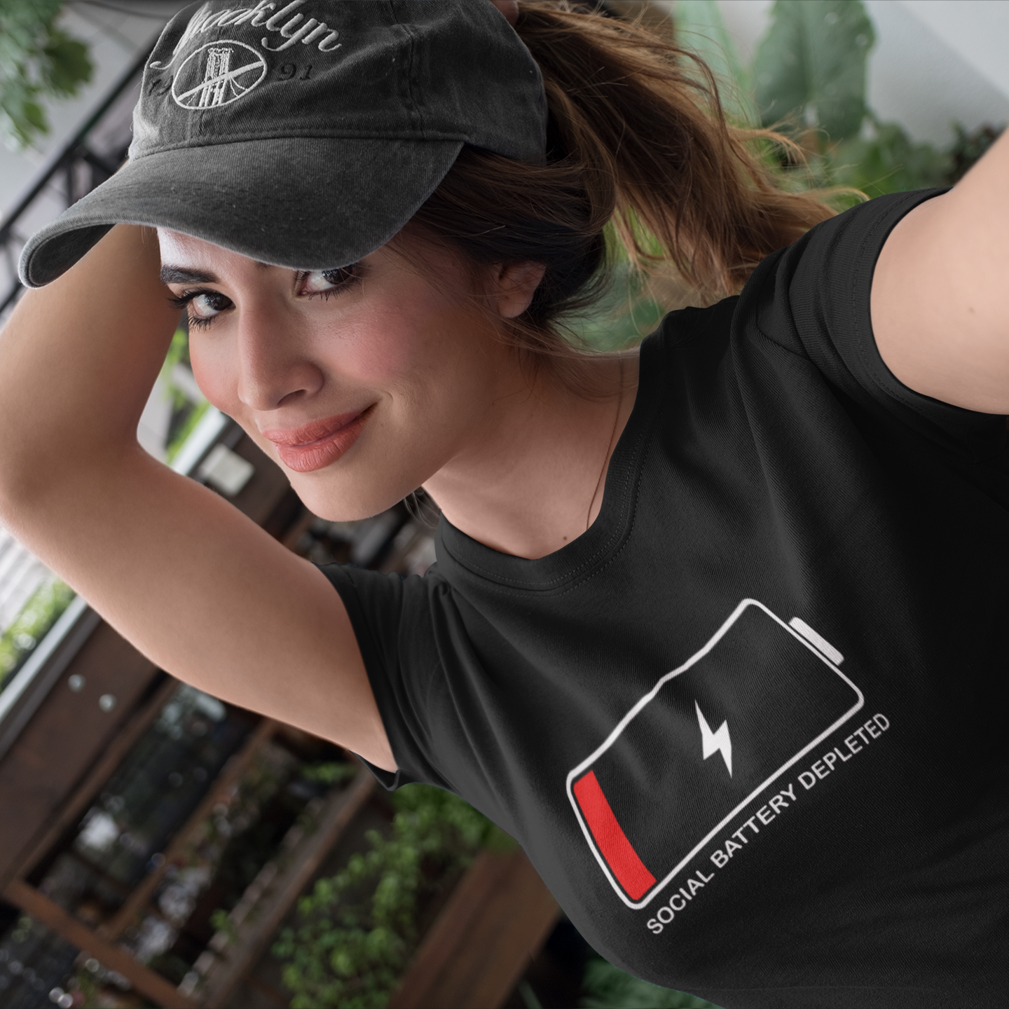Social Battery Depleted t-shirt