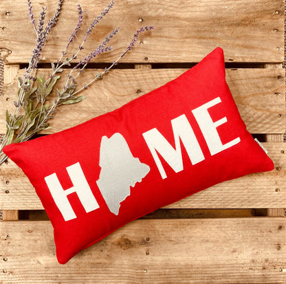 Home Pillow - Maine State Lumbar Pillow