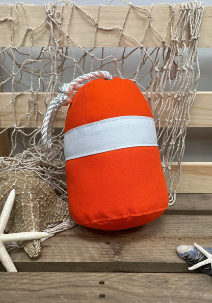 Lobster Buoy - Coastal Pillow, buoy decor, lobster pillow, nautical pillows, beach house decor