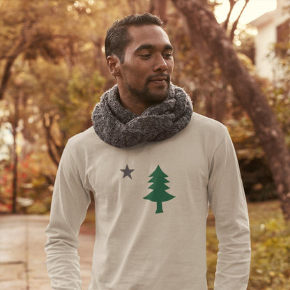 Original 1901 Maine State Flag Long-Sleeve T-Shirt