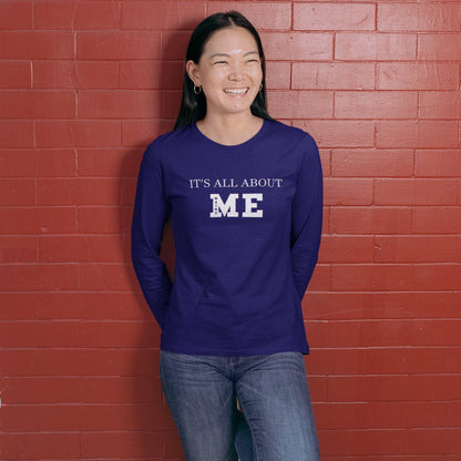 It's All About ME (Maine) long-sleeved t-shirt - Team Navy