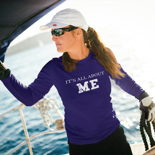 It's All About ME (Maine) long-sleeved t-shirt - Team Navy